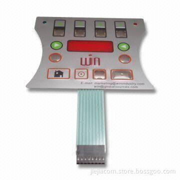PC Membrane Switch for Electronic Equipment, with Metal Dome